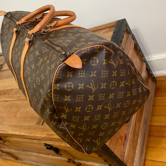 Louis Vuitton Vintage Boston Keepall 55 Travel Bag. - Picture 10 of 16